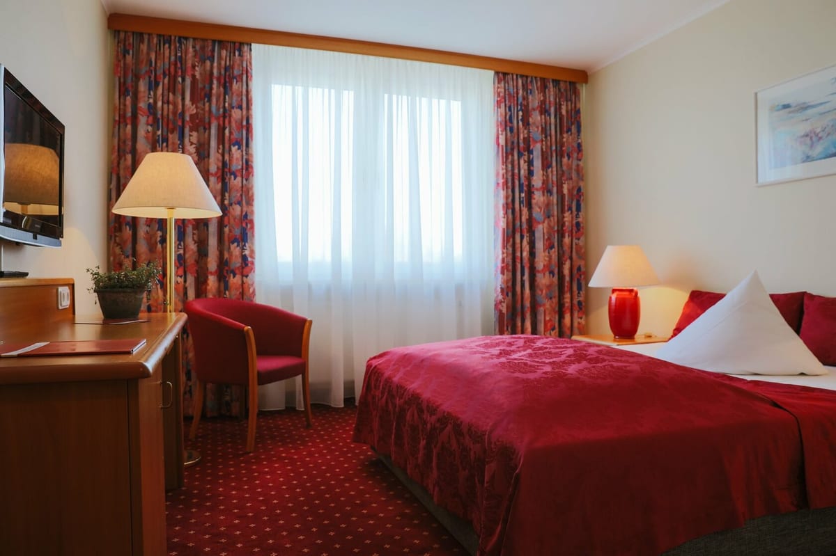 Gemütliches Doppelzimmer im Hotel Rosenstadt